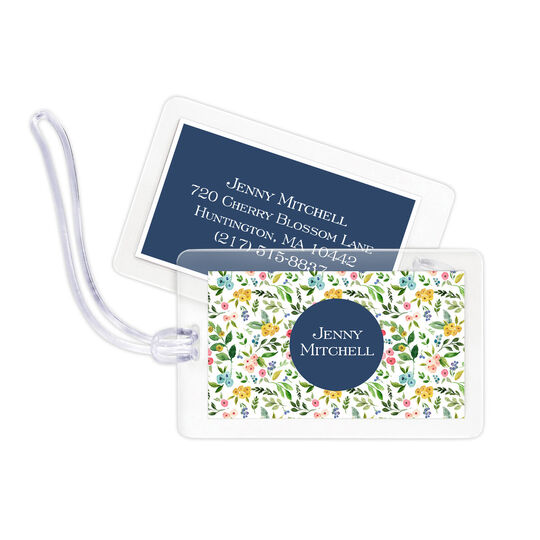 Spring Buds Luggage Tags